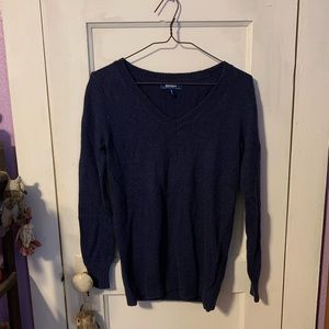 Old Navy Women’s V Neck Navy Blue Sweater